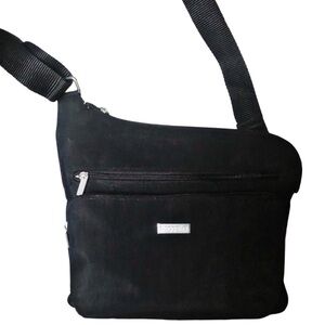 Baggallini Black Nylon Light Weight Crossbody Bag